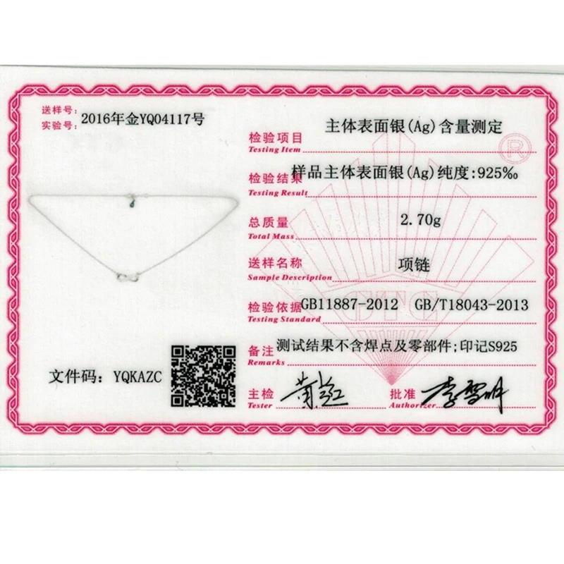 

BELAWANG 100% 925 Sterling Silver Bow Knot Infinity Pendant Necklace for Women Cubic Zirconia Crystal Necklace Silver Jewelry