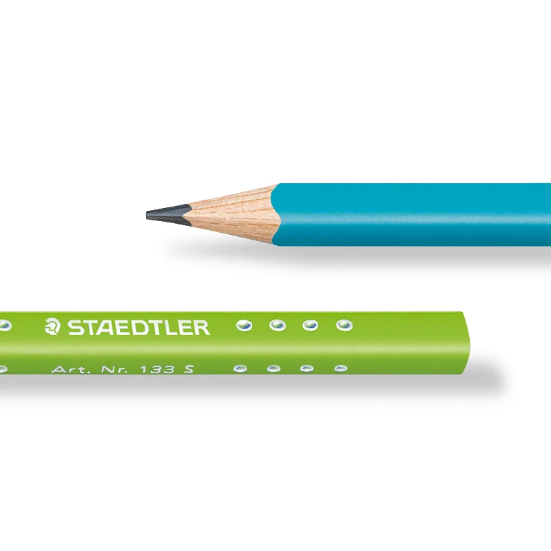 6 шт. Staedtler треугольный карандаш 133 S деревянный ТМ цветов рисование и эскизы