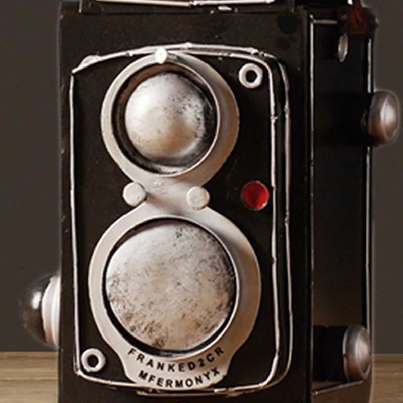 Винтажная железная художественная модель камеры украшение для гостиной или бара