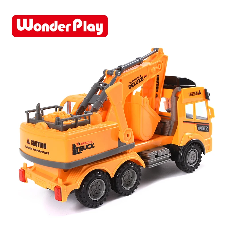 Корабль из США 4 CH Моделирование RC игрушечный экскаватор со светом дистанционное