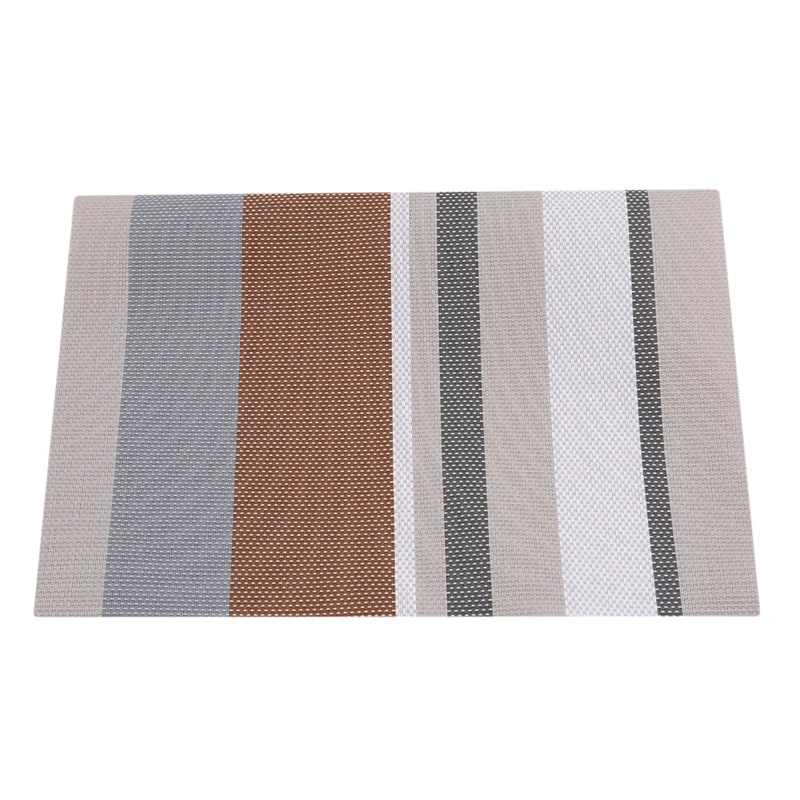 Dining Table Decor Weave Effect Modern Style Place Mats Placemats Pads Kitchen Accessories Decoration Home Pad | Дом и сад
