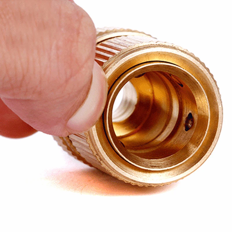 1pcs Brass Hose Tap Connector Snap Threaded Garden Water Pipe Adaptor Fitting | Дом и сад