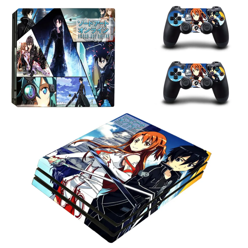 Обувь для вечеринки в Стиле косплей Sword Art Online (SAO) PS4 Pro кожи Стикеры наклейка