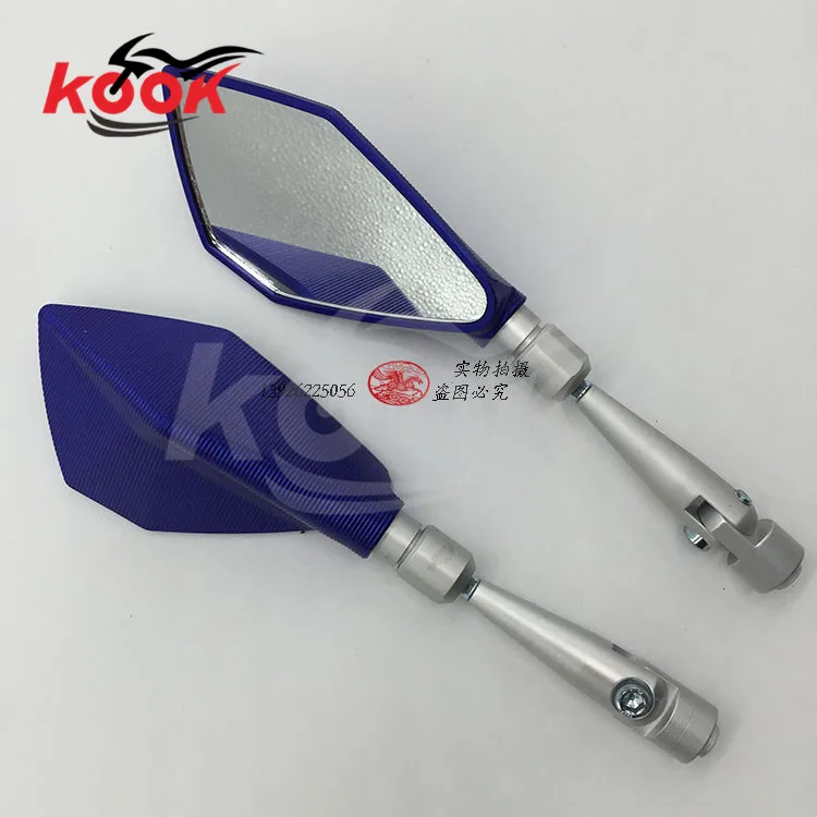 

Free shipping Universal One Set moto Rear Mirror MOTORCYCLE Scooter 8mm 10mm For HONDA YAMAHA SUZUKI kawasaki Motorcycle mirror