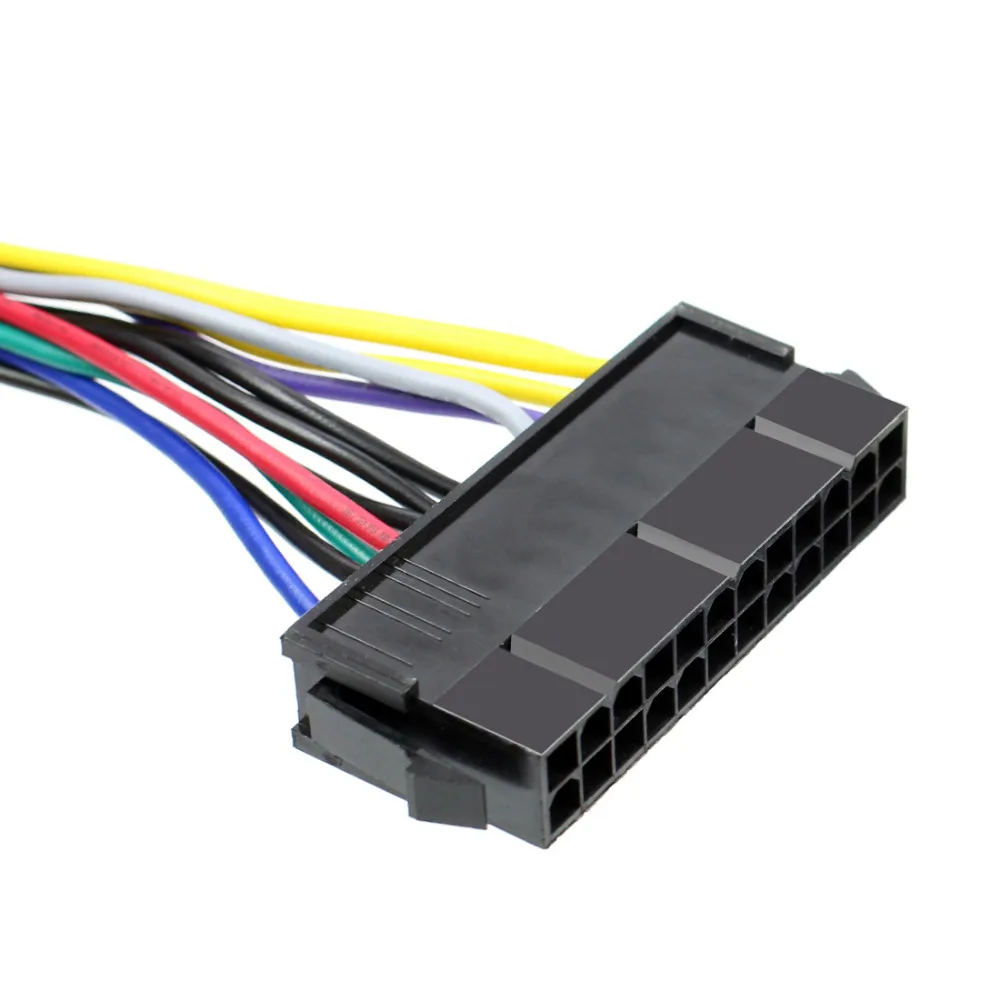 Кабель питания шнур 18AWG провод ATX 24 контакта на 12 контактов Адаптерный кабель для
