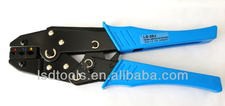

European type Crimping pliers for surge connectors 0.5~6.0mm2 Blue or Red