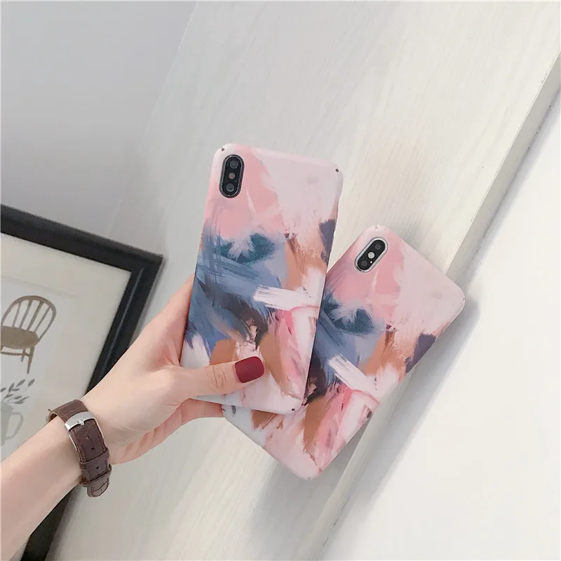 Для iPhone 6 6s 7/6s Plus/7 Plus/X/Xs/XR/Xs Max чехол классическая картина маслом полная защита