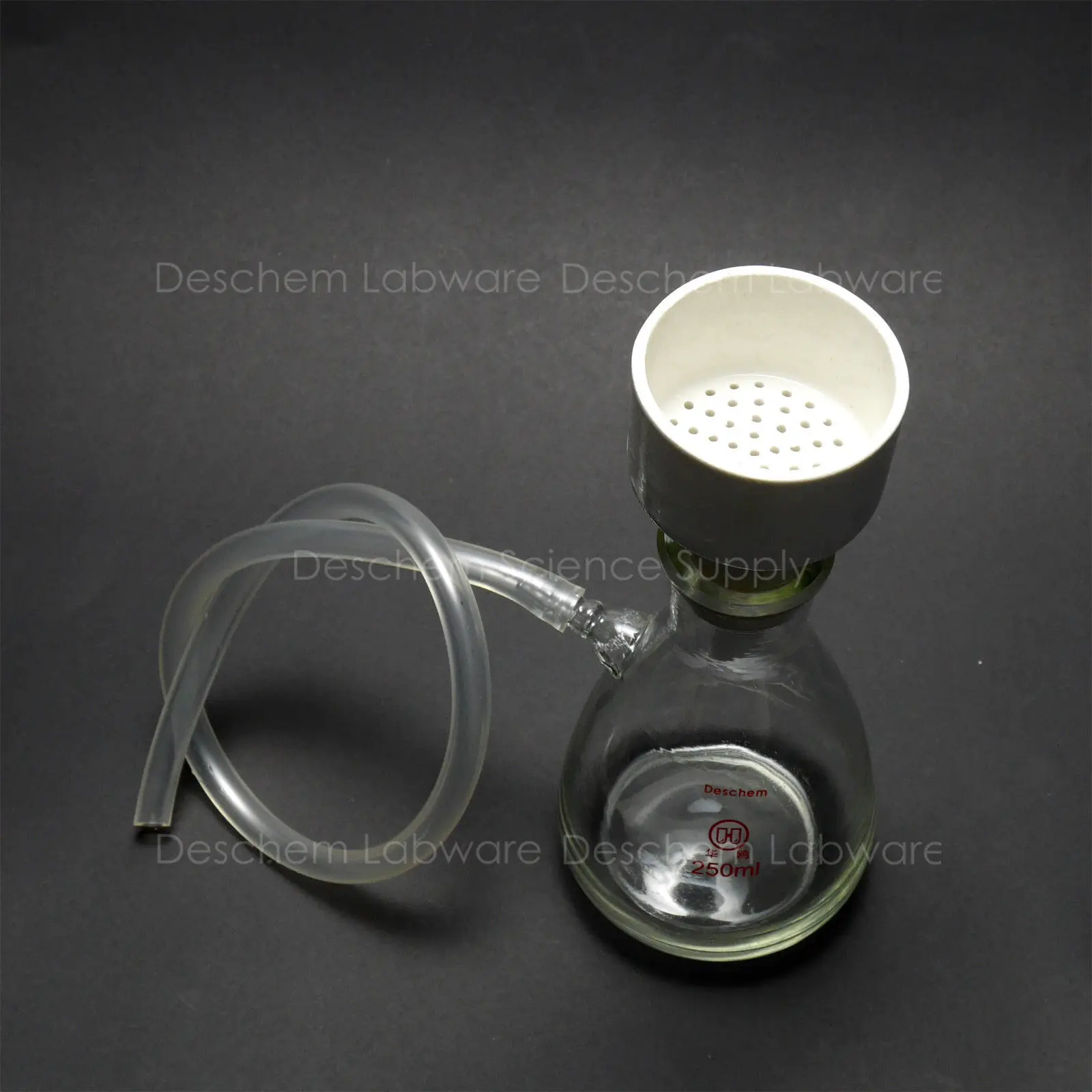 Набор фильтрации 250 мл фарфоровая колба с вакуумным насосом фильтрующая бумага |