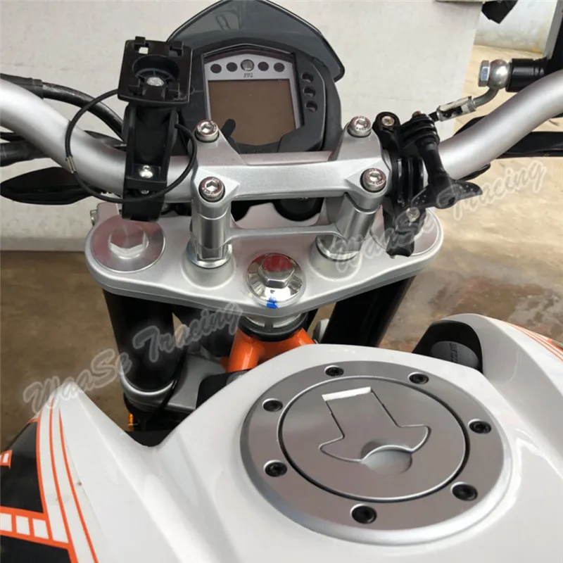 Waase мотоцикл Duke390 Duke200 28 мм(1-1/") Руль Riser Up 30 мм комплект кронштейнов для KTM 125 200 390 Duke 2013