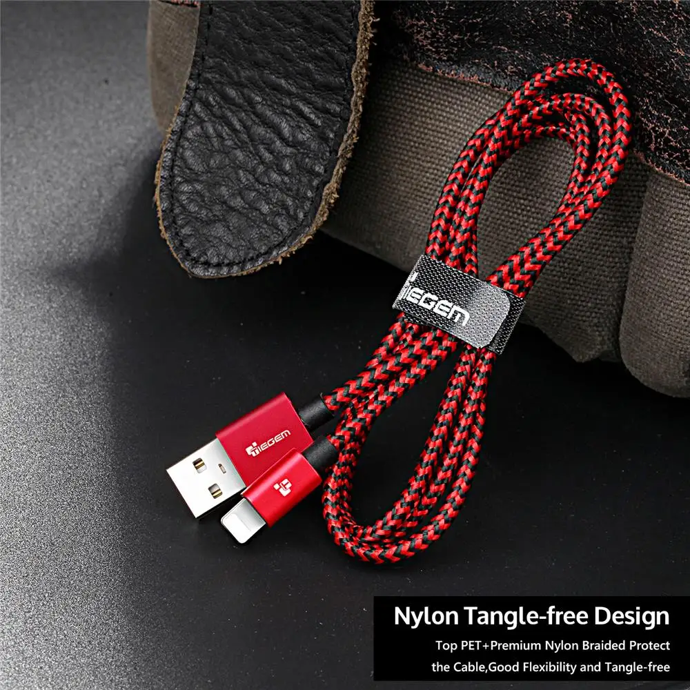 USB кабель TIEGEM для iPhone 6 7 2.5A быстрая зарядка iOS 8 10 зарядки и передачи данных iPhone|usb