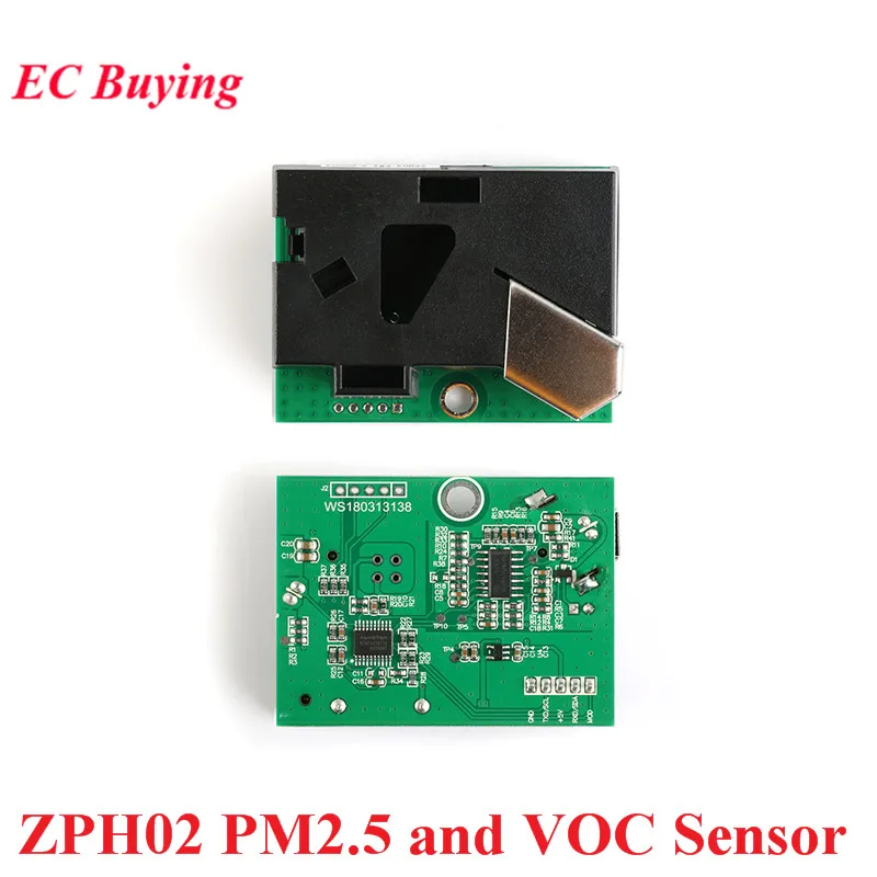 Пыль Сенсор ZPH02 VOC и PM2.5 лазерный модуль датчик пыли для домашнего очистители DC 0 2 5V
