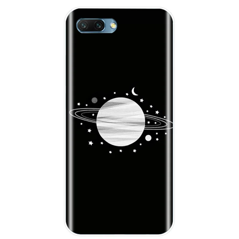 Чехол для телефона из мягкого силикона и ТПУ с изображением космонавта Луны Huawei