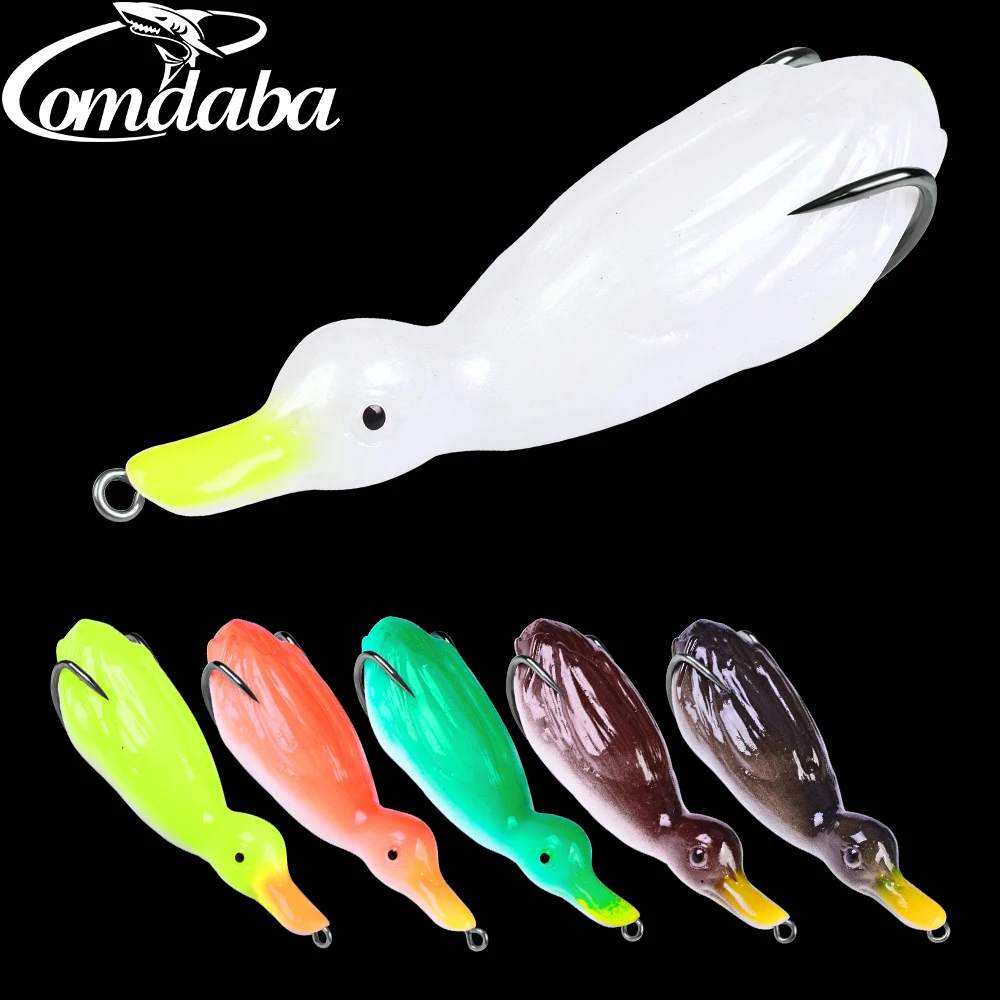 Comdaba Mouse Новые 6 шт. рыболовные приманки лягушка Реалистичная с двойными крючками