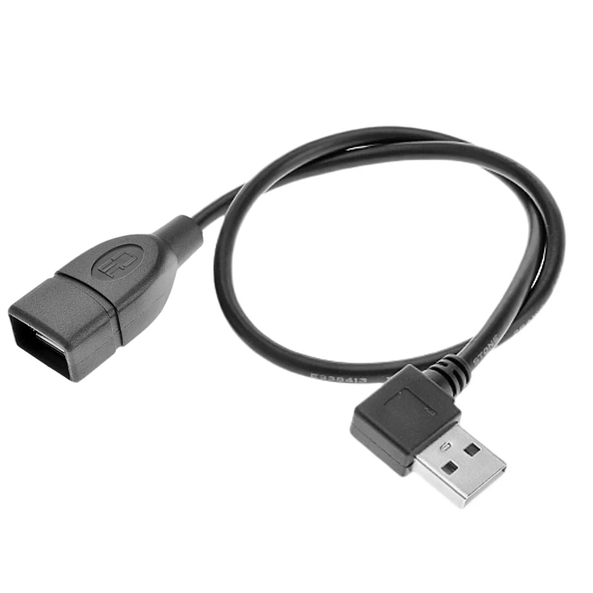 Zihan 480 Мбит/с USB 2,0 Левый Угловой 90 градусов Тип мужчин и женщин Удлинительный кабель 10 см/20 см/40 см
