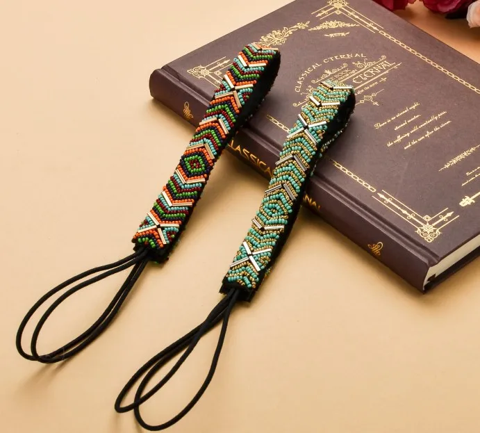 

Wholesale retail charming Fshion beading handmade Elastic headband summer party hari accessories+JHNB