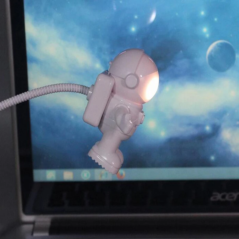Креативный астронавт компьютерная лампа USB подключаемый светодиодный ночник