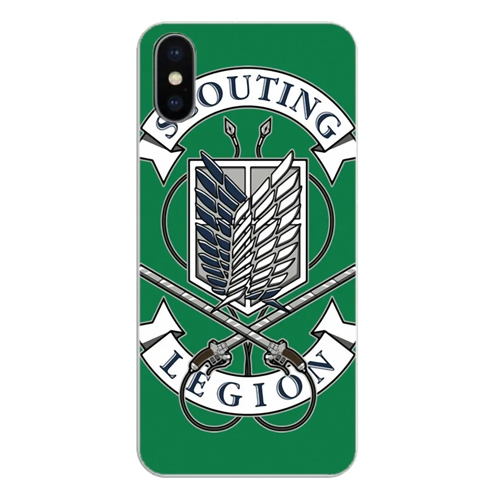 For HTC U11 One M7 M8 A9 M9 M10 E9 Desire 630 530 626 628 816 820 Motorola G G2 G3 Anime Attack on Titan wings Logo Phone Covers |