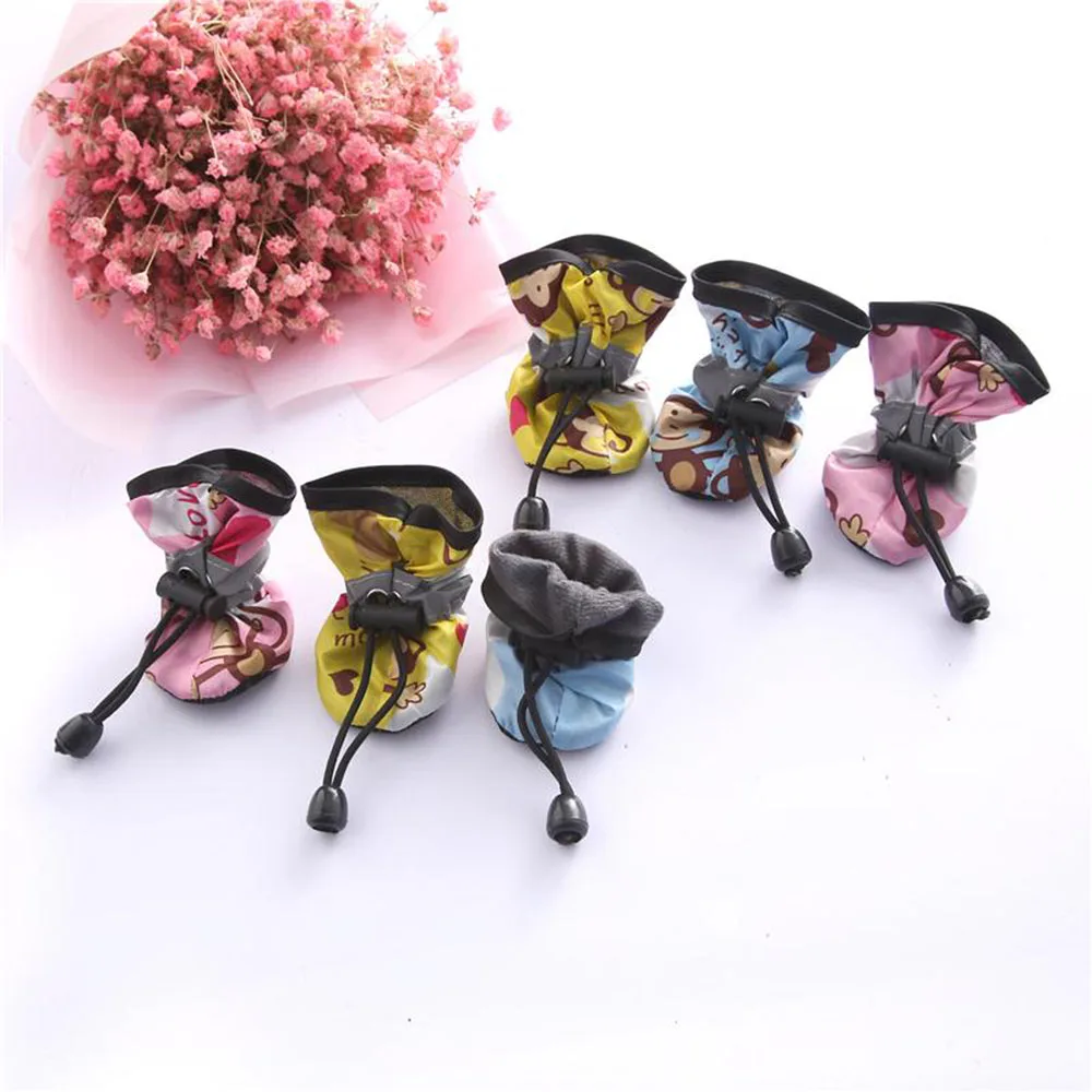 Обувь для домашних животных симпатичная Удобная нескользящая обувь щенков собак