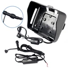 GPS аксессуары! Кабель питания + держатель люльки подходит только для Fodsports 4,3 дюйма водонепроницаемый мотоцикл GPS навигация