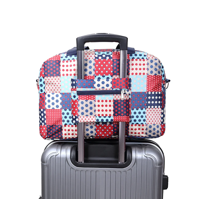 2021Fashion Waterproof Women Travel Bag Large Capacity Printing Bags Portable Women's Tote PT1063 | Багаж и сумки