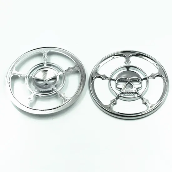 Чехол для гриля Chrome динамик в форме черепа Trim Harley Touring Electra Glide FLHT Street Tri EFI FLHXI |