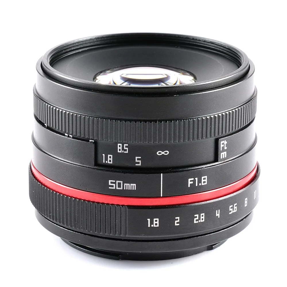 Новый 50 мм f/1 8 FX крепление APSC f1.8 объектив камеры для Fujifilm XT10 XT2 XT1 XA3 XA2