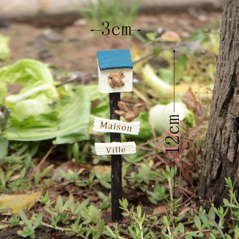 Вывеска белка миниатюрный Сказочный Сад домашнее украшение для дома мини