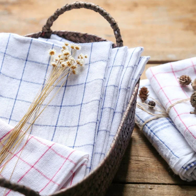 

Пасторальный zakka плед короткая посуда чашки коврики колодки обеденный стол салфетки декоративные салфетки на стол кухонные аксессуары 68....