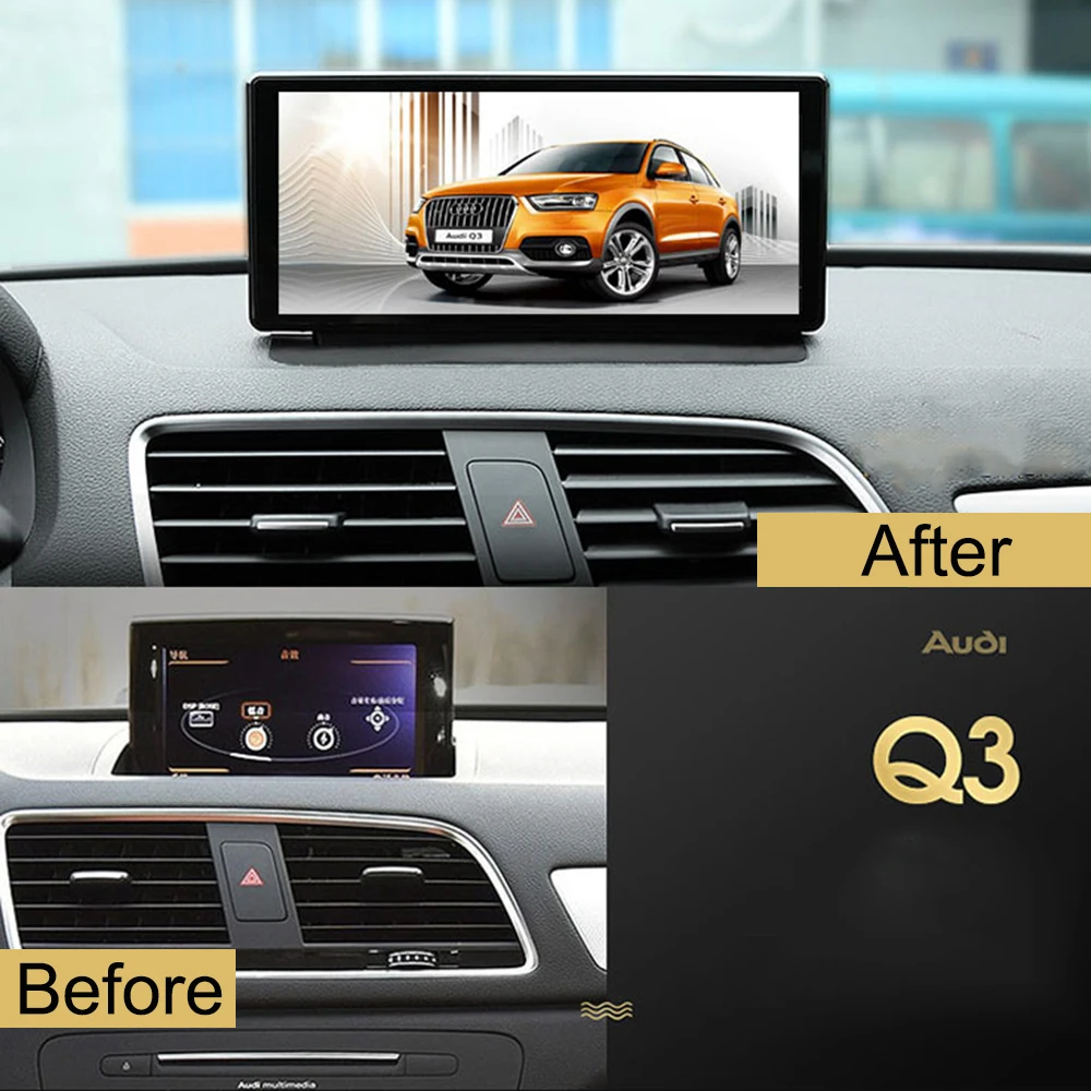 Автомагнитола Panlelo на Android 7 1 для Audi Q3 автомагнитола AM/FM Автомобильная GPS навигация
