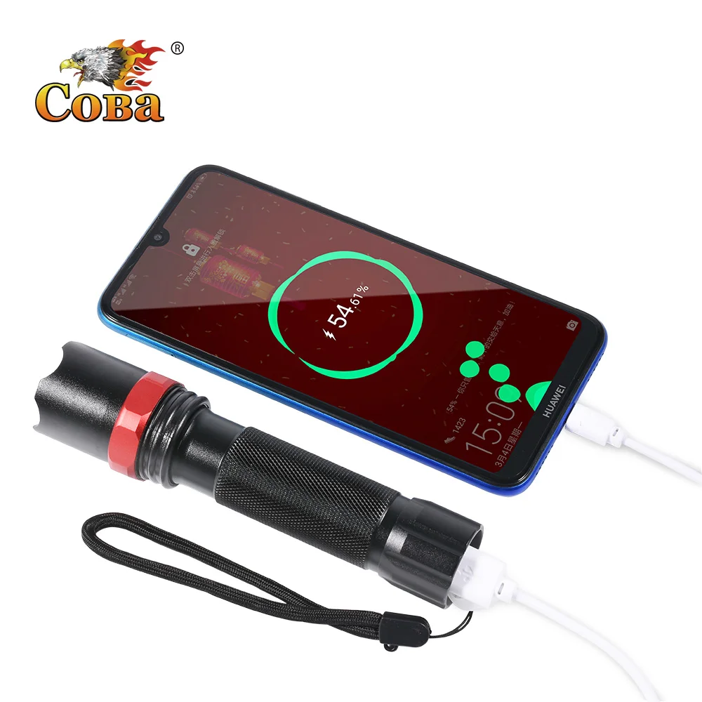 q5 светодиодный фонарик power bank аккумуляторная USB 3 режима Тактический лагерь