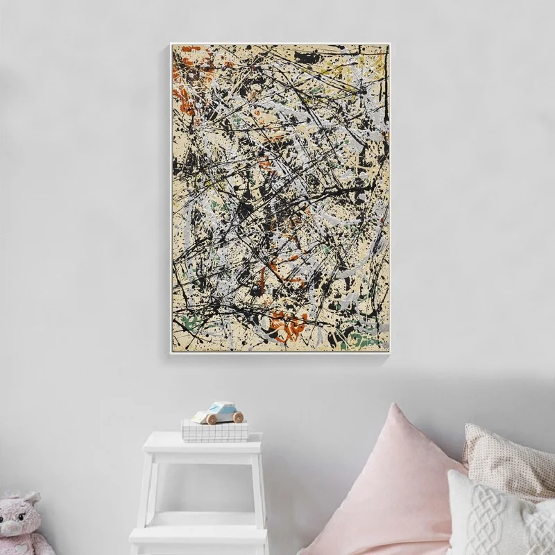 Картина маслом Jackson Pollock 24x36 дюймов|Рисование и каллиграфия| |