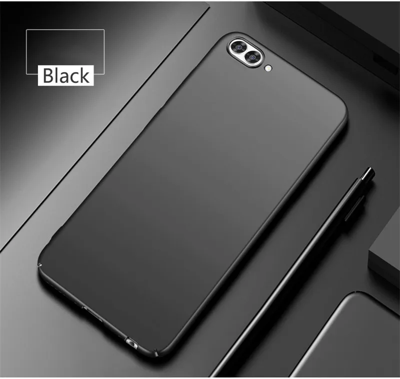 Чехол для honor V10, чехол для huawei honor v10, чехол Mofi, жесткая задняя крышка для huawei honor View 10, чехол PC, однотонный цвет, красный, синий, 5,99 дюймов
