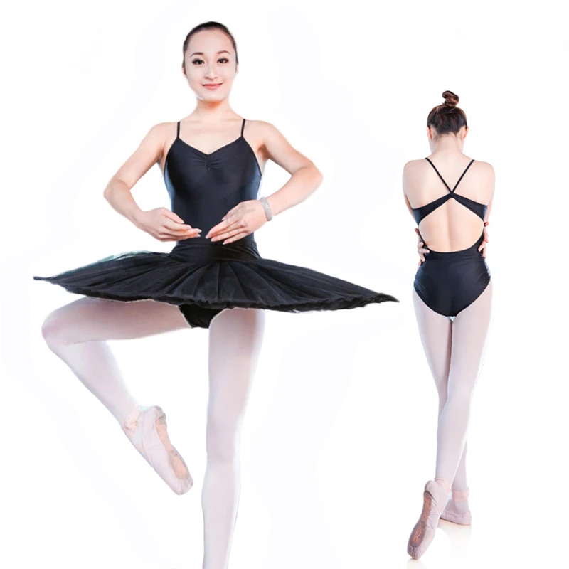 Черный Спагетти ремни Camisole баскетбольный балет практические занятия танцами