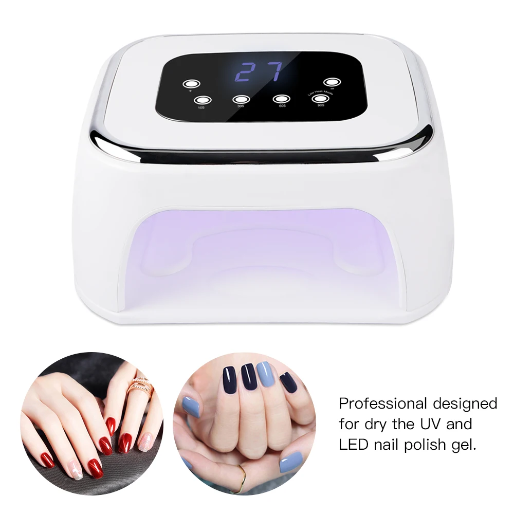 Новая Bluetooth УФ светодиодная лампа для сушки ногтей громкоговоритель настройка