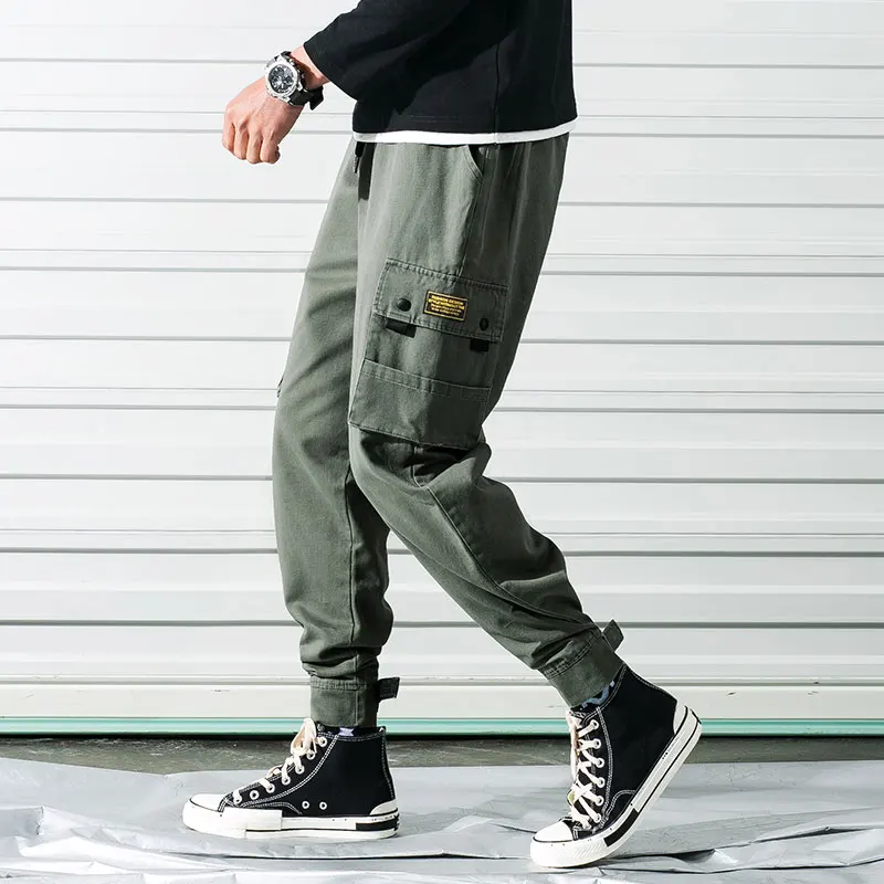 Мужские брюки карго ZOGAA повседневные штаны для бега в стиле хип хоп большого
