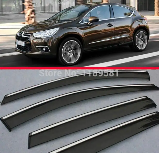 Ветрозащитный козырек для Citroen DS4 2012 2013 2014 2015|window wind deflectors|wind deflectordeflector vent |