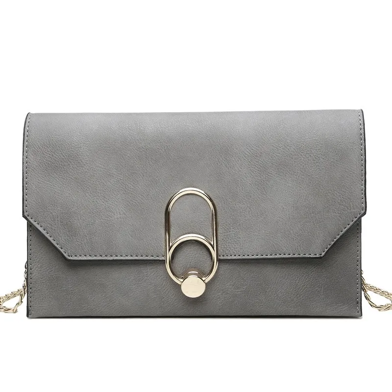 

BARHEE Women Clutch Bag Faux Suede Ladies Shoulder Bag female evening bags Matte Leather Chains Envelope Crossbody Bag Sac New