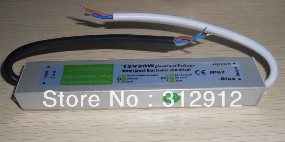 

12V/30W LED waterproof switch mode power supply,AC90-250V input