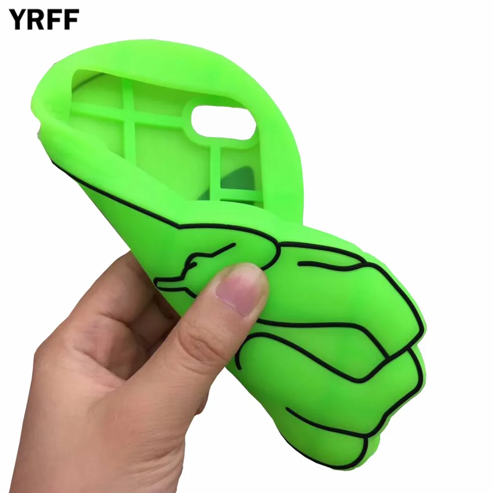 YRFF милый смешной 3D мультфильм странный инопланетянин чехол для телефона Чехлы