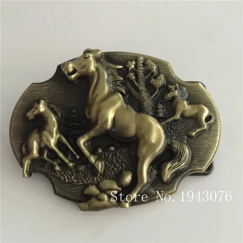 Retail 2016 New Style Vintage Bronze cool Horse RODEO Metal Belt Buckles Fit 4cm Wide fashion luxury Jeans accessories | Дом и сад
