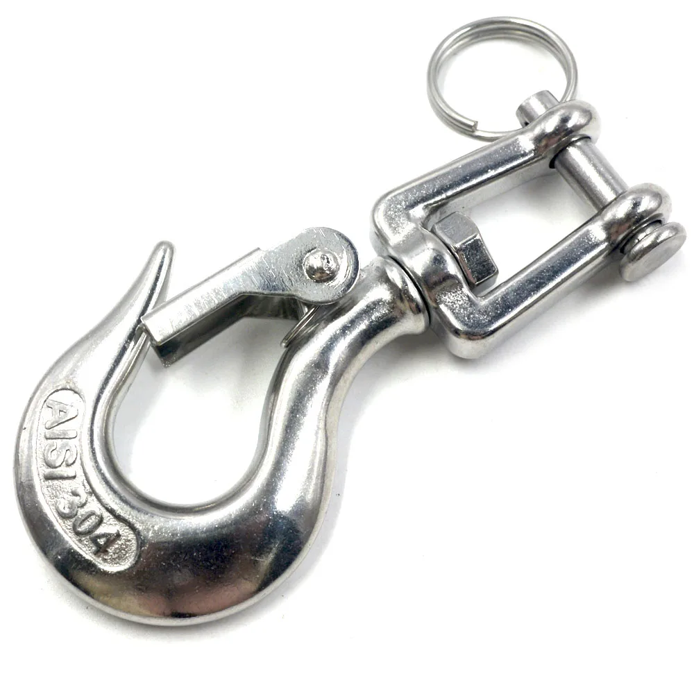 5 шт. серебро 304 нержавеющая сталь американский тип триггера клевид Поворотный