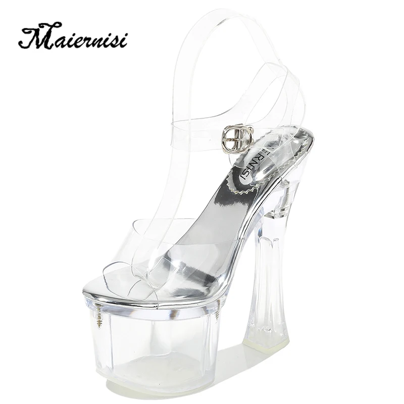 Женские сандалии на платформе MAIERNISI новые стильные летние туфли толстой подошве