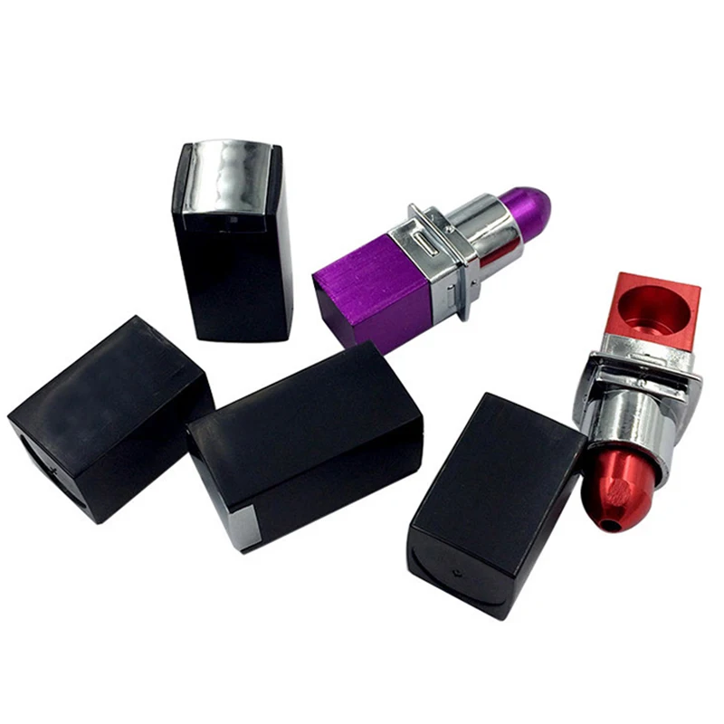 1 шт. помада портативные курительные трубки металлическая табачная трубка