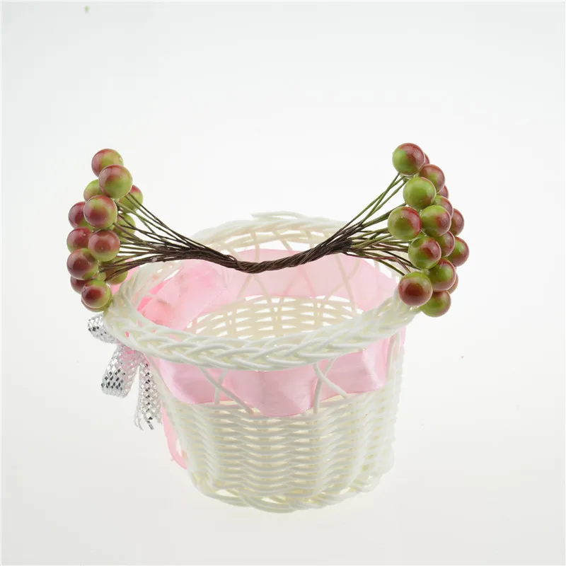 Red and green 20 шт., 40 головок, мини-ягоды, Бакка, искусственный цветок, букет для свадебного украшения, сделай сам, скрапбукинг, декоративный венок, искусственные цветы - Цвет: Red and green