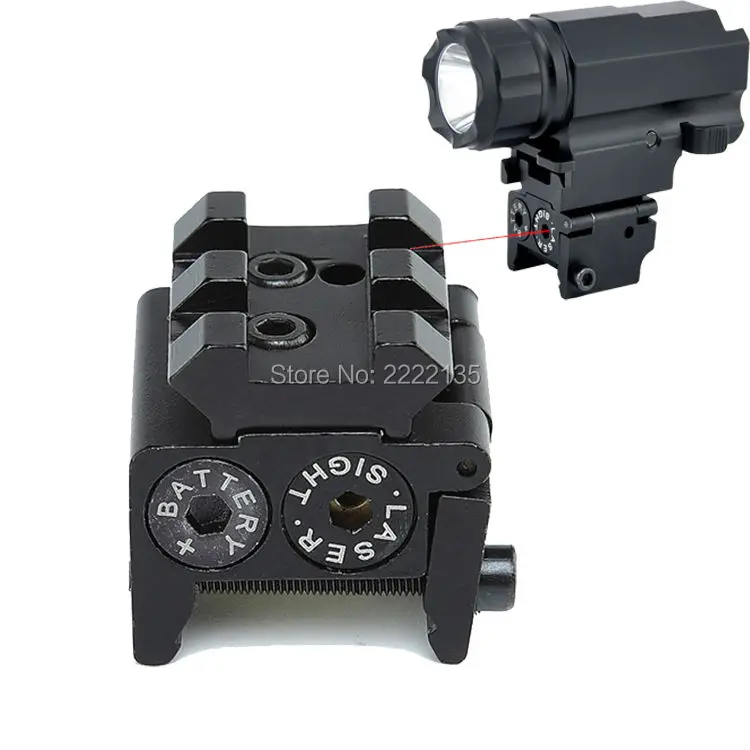 Высокое качество 650нм Мини Тактический Компактный пистолет винтовка Красный