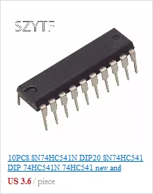 10 шт. SN74HC595N SN74HC595 74HC595N 74HC595 DIP-16 регистры сдвига счетчика Tri-State 8-Bit