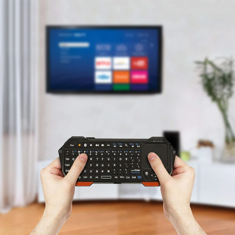 Мини Bluetooth клавиатура с сенсорной панелью для смартфона ТВ проектор Совместим