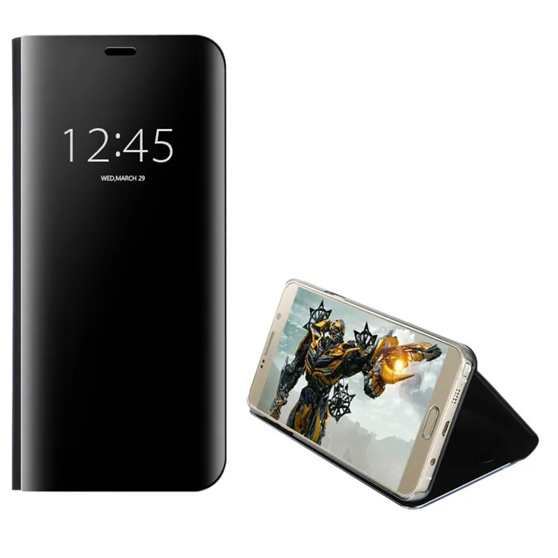 Чехлы для LG V50 роскошный зеркальный прозрачный умный жесткий чехол V30 V40