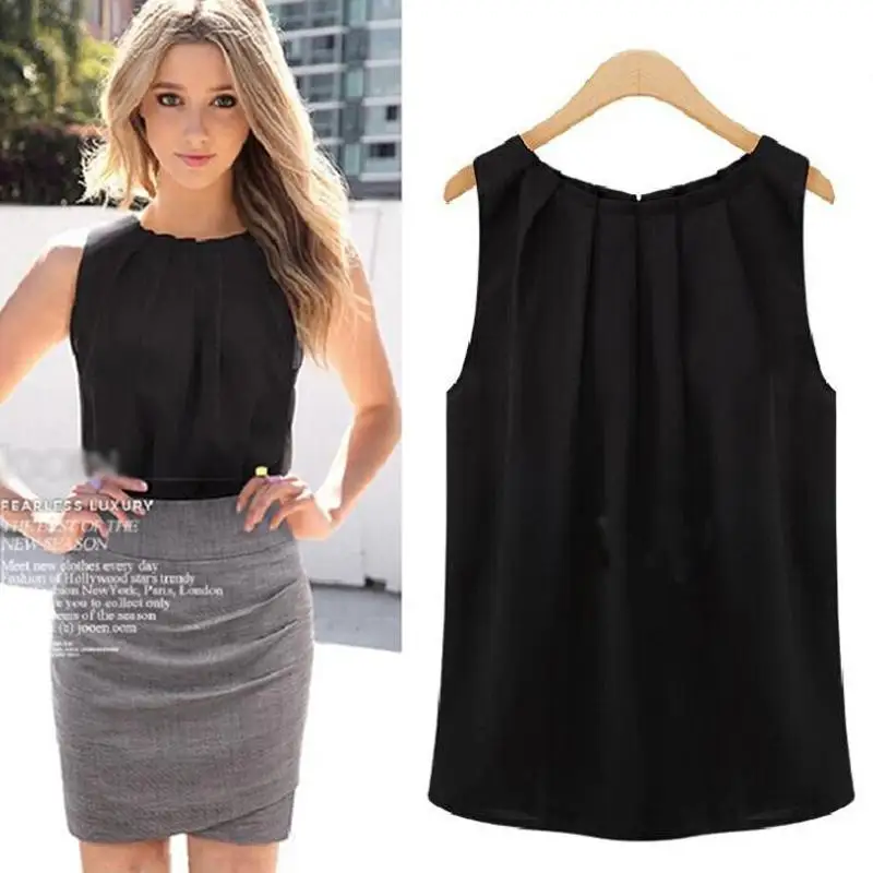 2018 Новый Для женщин блузки Roupas Femininas майка Тропический Sexy шифон плюс Размеры