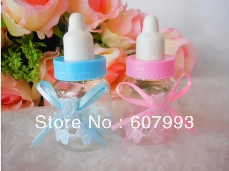 Бутылка для комления молоком коробка конфет детский душ праздник день рождения